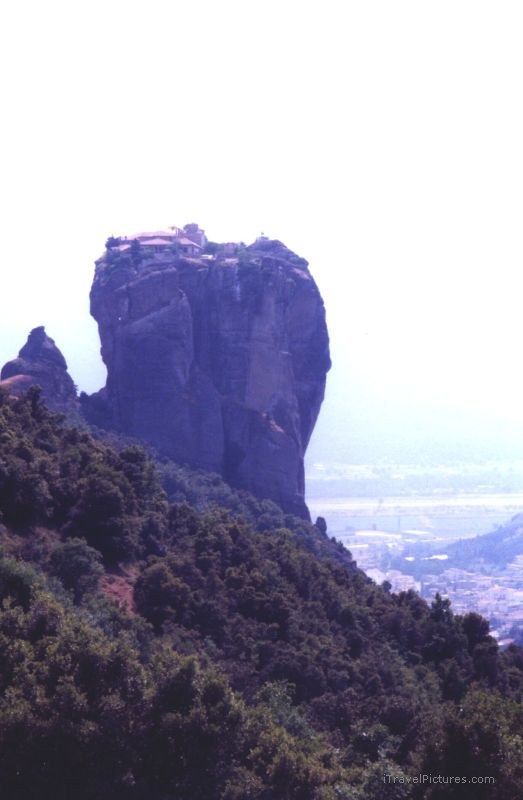 Meteora monastery cliff